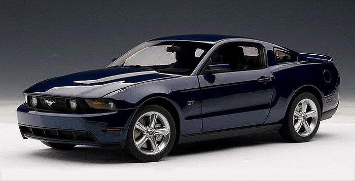 2010 Ford Mustang GT, blue metallic