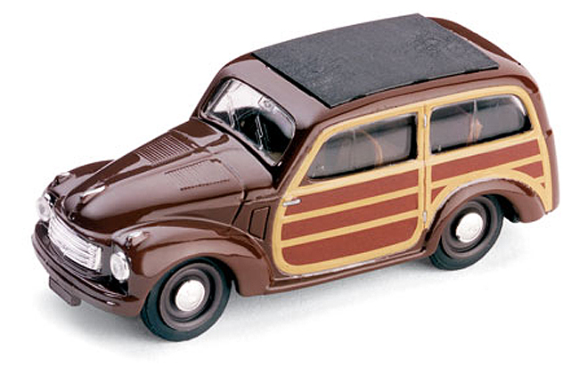 1949 Fiat 500C Giardiniera in maroon