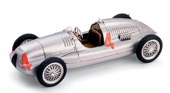 1938 Auto Union Type D, Donnington GP, T. Nuvolari