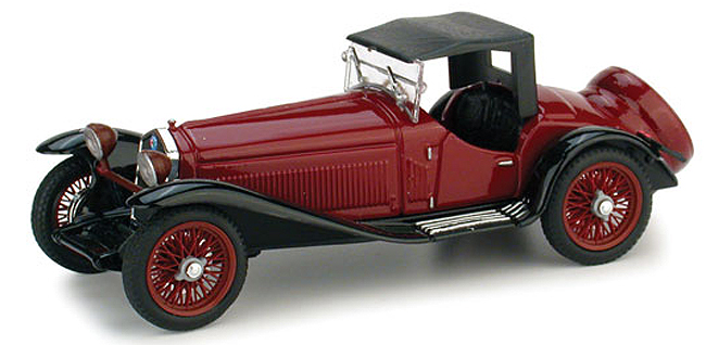 1931 Alfa Romeo 2300, top up, red