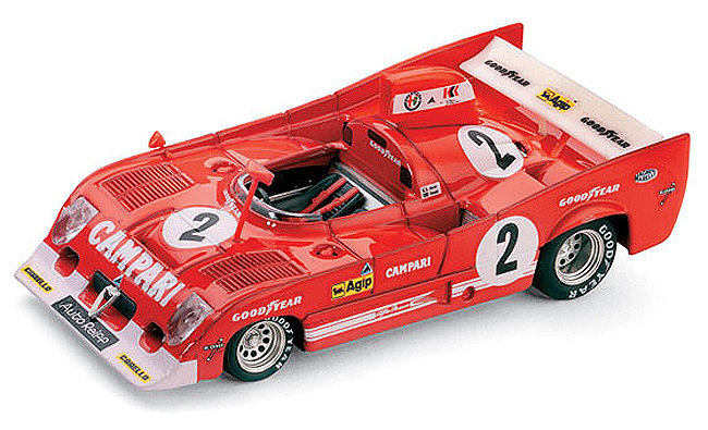 1975 Alfa Romeo 33TT12, SPA Winner, Pescarolo/Bell