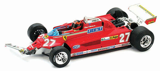 1981 Ferrari 126CK Turbo, Canada Crash, Gilles Villeneuve