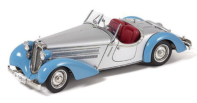 1935 Audi 225 Front Roadster, blue / silver