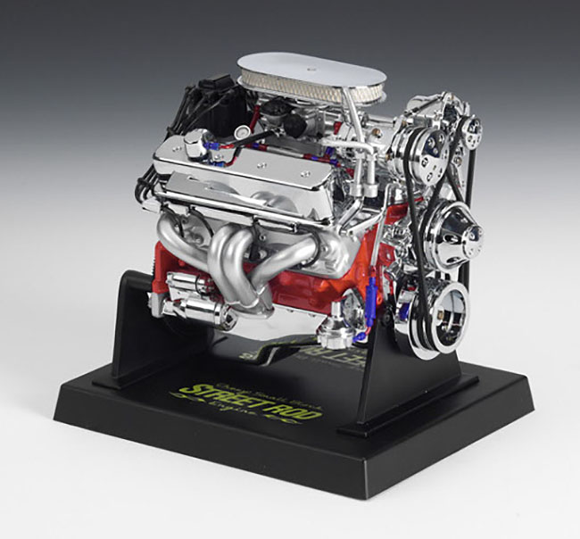 Chevy small block street rod replica engine