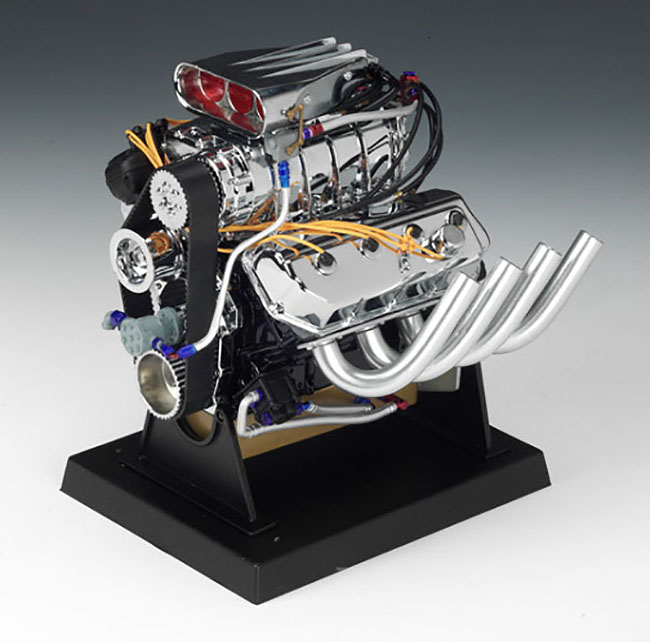 Hemi top fuel dragster replica engine