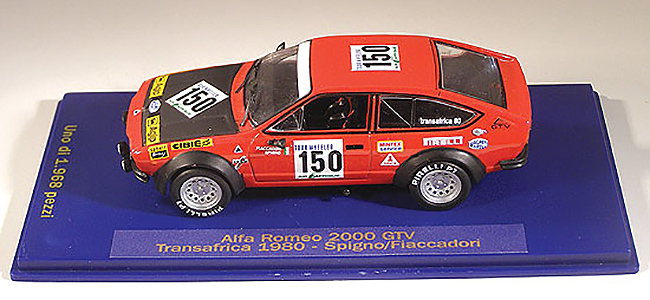 1980 Alfa Romeo 2000 GTV, Transafrica Rally, Spigno/Fiaccadori