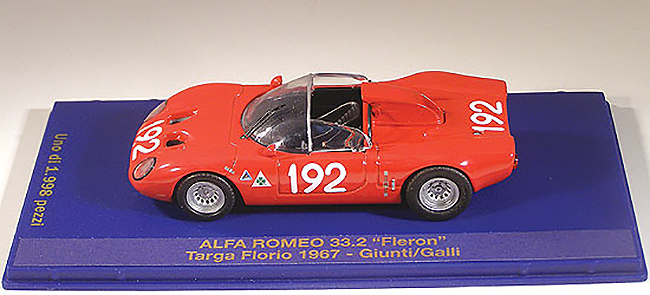 1968 Alfa Romeo 33.2 Fleron, Targa Florio, Giunti/Galli