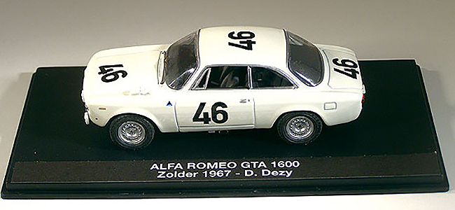 1964 Alfa Romeo GTA 1600,  Zolder, Dezy