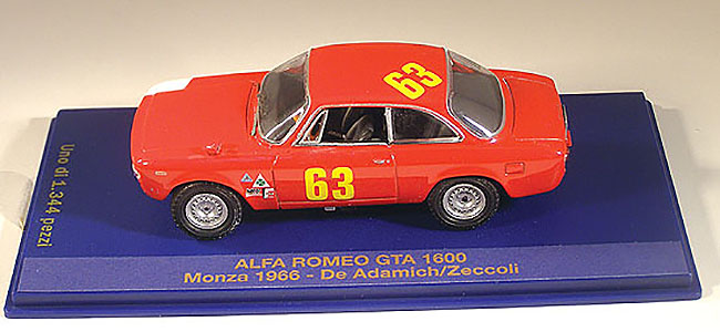 1966 Alfa Romeo GTA 1600, Monza, De Adamich/Zeccoli