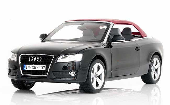 2009 Audi A5 Cabriolet, black