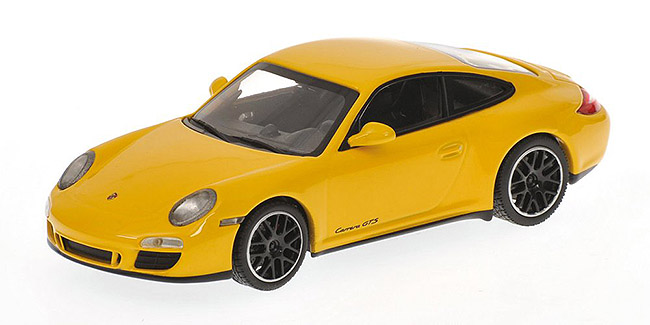 2011 Porsche 911 GTS, yellow