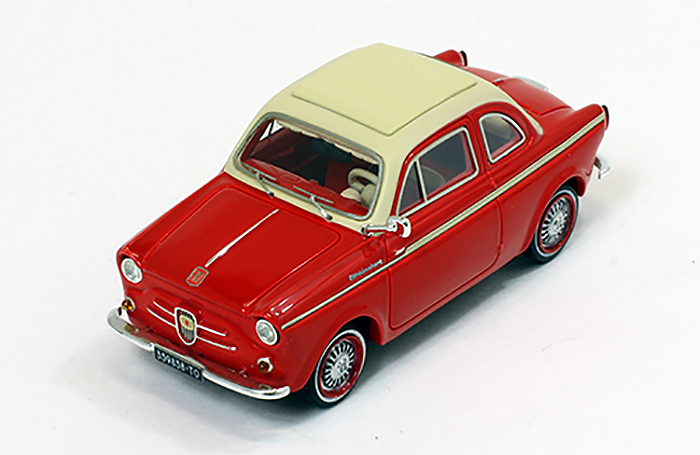 1960 Fiat 500 NSU Weinsberg Coupe, 2 Tone red/white