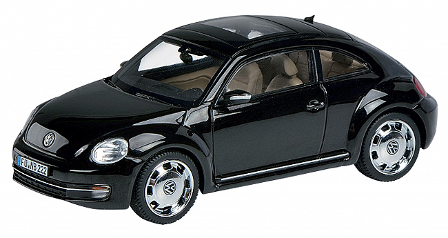 VW Beetle Coupe. tiefschwarz