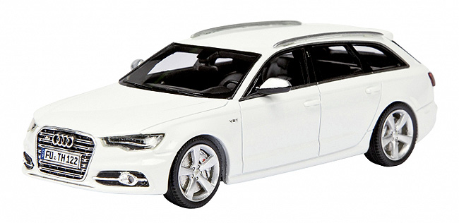 Audi S6 Avant. white