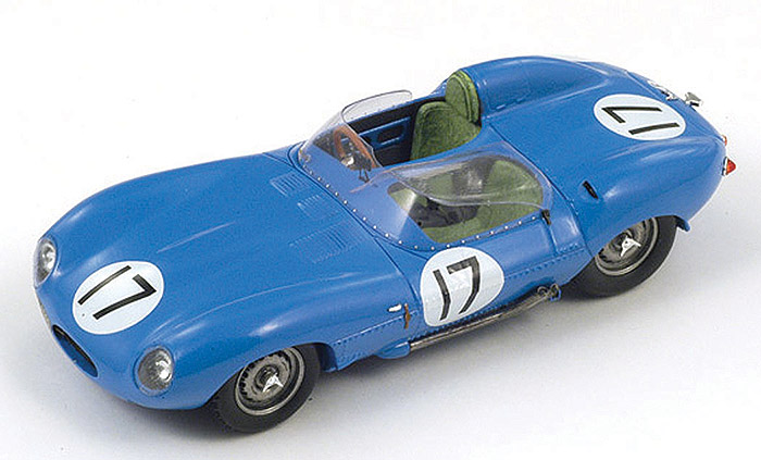 1957 Jaguar D, #17, 3rd  LeMans, J. Lucas/J-M Brussin