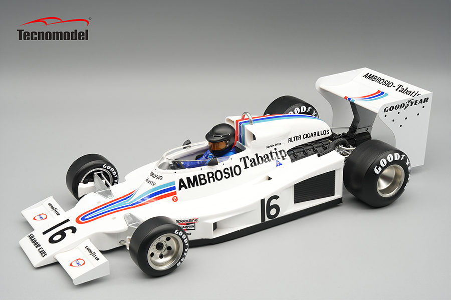 1977 Shadow DN8 F1 Swedish GP Jackie Oliver w/driver