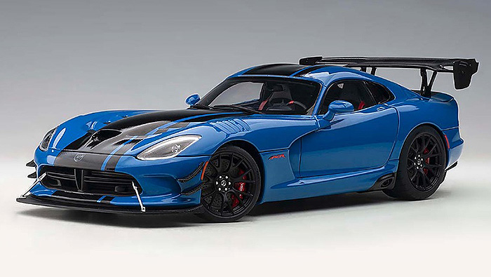 17 Dodge Viper Gts R Commemorative Ed Acr Blue W Blk Replicarz Com