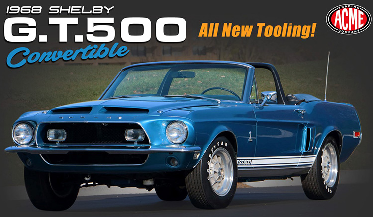 1968 Shelby GT500 Convertible, blue