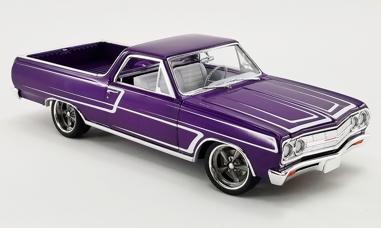 1965 Chevrolet El Camino SS, Custom Cruiser, purple A1805413 