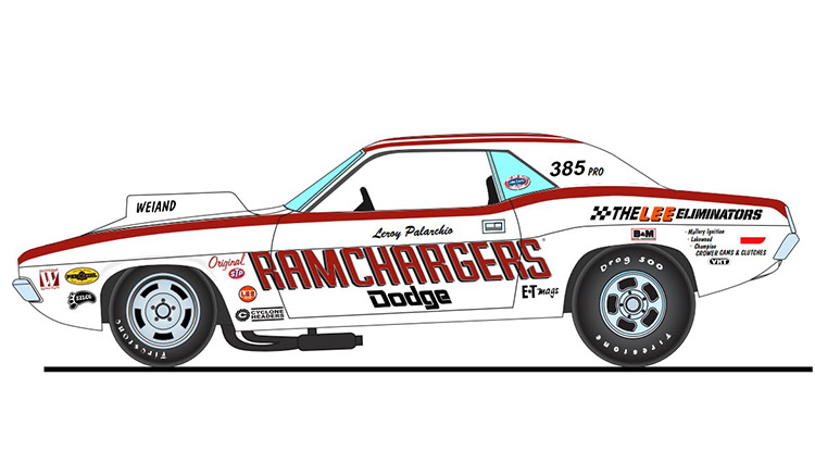 1971 Dodge Challenger Pro Stock,Ramchargers