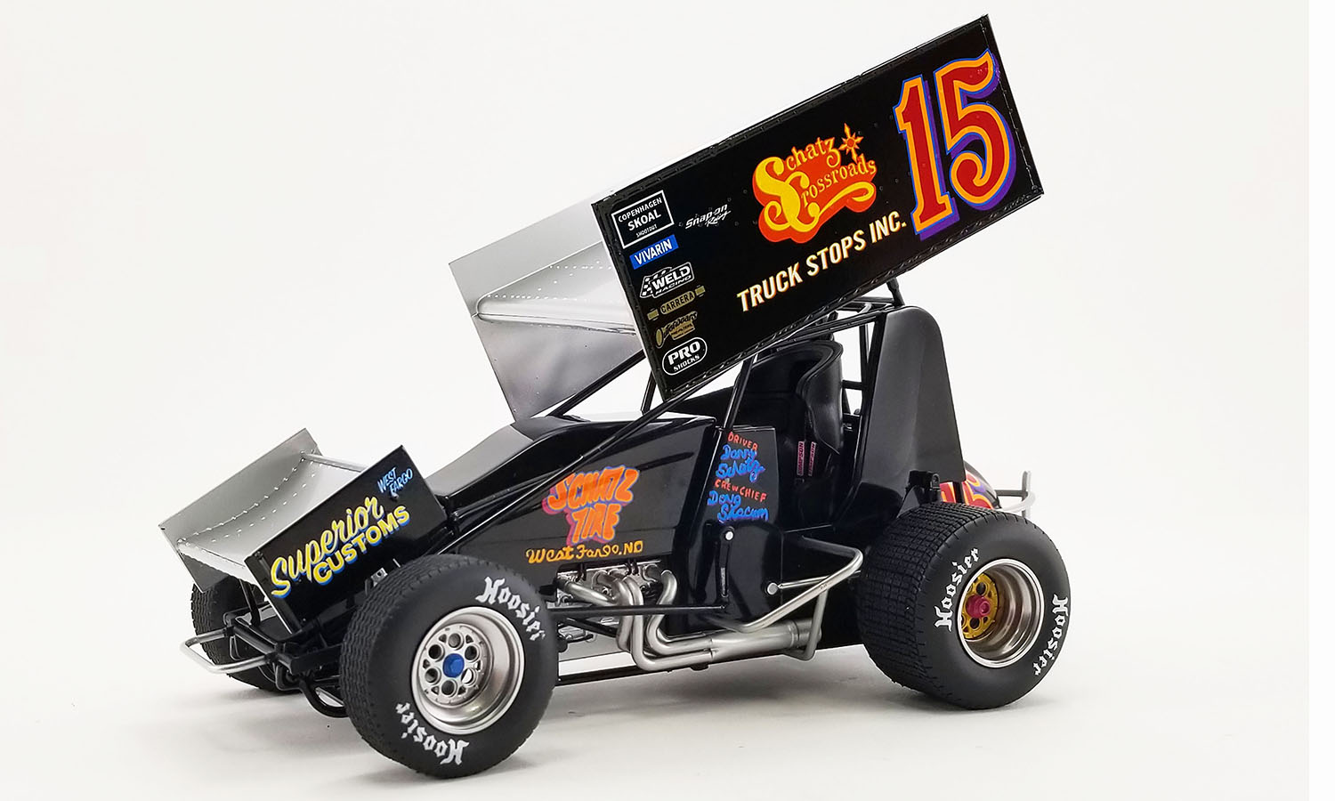 1994 Schatz Family Crossroad Truck Stop Sprint Car, Donny Schatz, First 410 Sprint Win