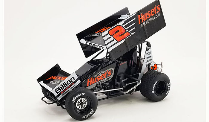 2022 Huset's Speedway Sprint Car, David Gravel  #2