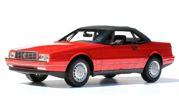 1987-1992 Cadillac Allante, red w/black interior