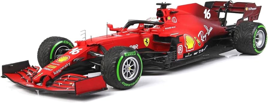 2021 Ferrari SF21, Emiglia Romagna GP, Charles LeClerc w/ Intermediate Tyres