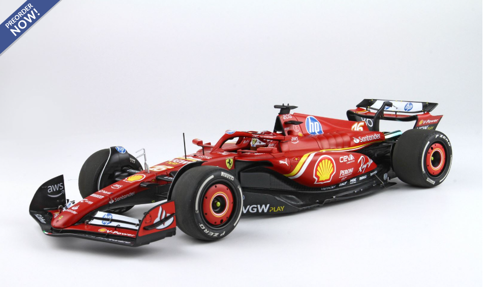 2024 Ferrari SF24 Charles LeClerc Monaco GP Winner