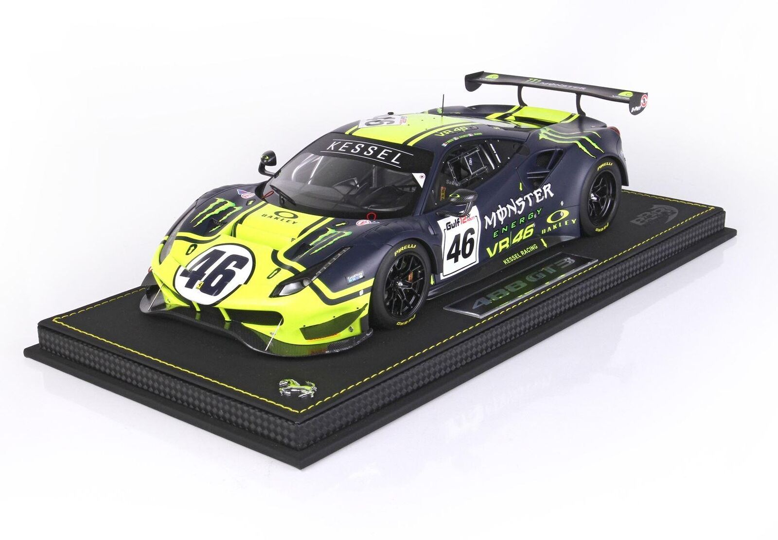 2020 Ferrari 488 GT3, Team Kessel, V. Rossi  w/ case