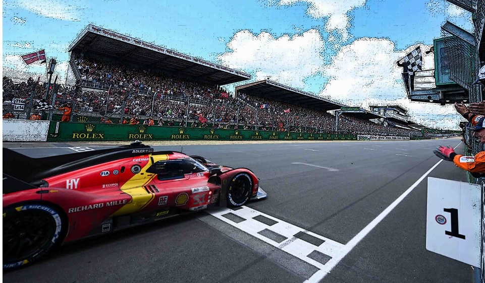 2023 Ferrari 499P Hypercar, LeMans Winner, Giovinazzi / Calado / Pier Guidi w/case