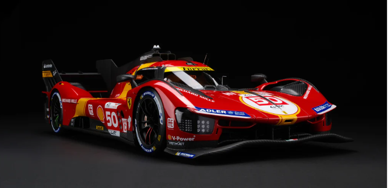 2024 Ferrari 499P Hypercar, LeMans Winner,  Nielsen/Molina/Fuoco w/display case