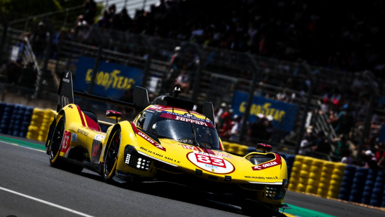 2025 Ferrari 499P Hypercar LeMans Winner Kubica/Hanson/Ye w/display case