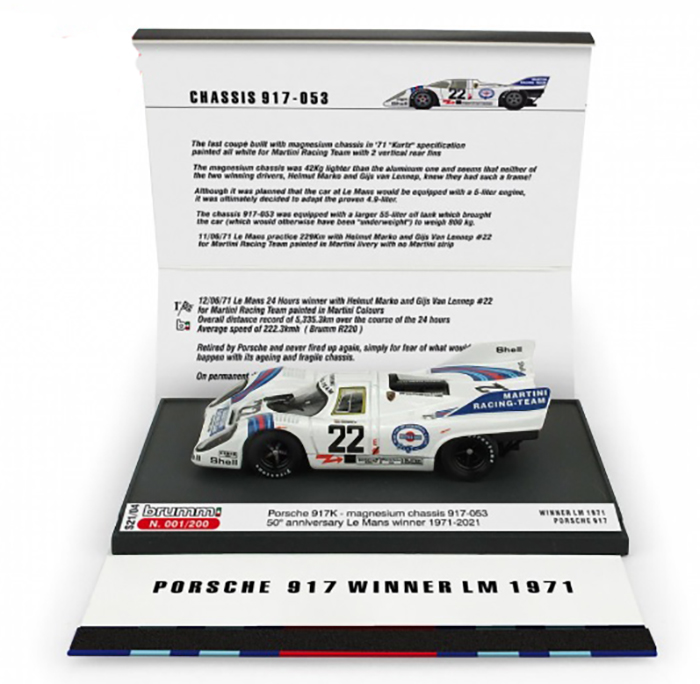1971 Porsche 917K, LeMans Winner, Marko/Van Lennep