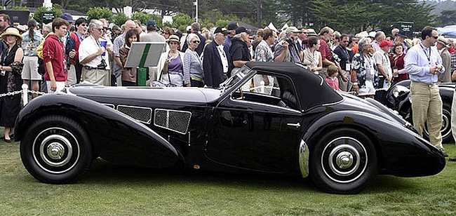 1937 Bugatti T57sc Atalante Cabriolet Gangloff Open Door Replicarz Com
