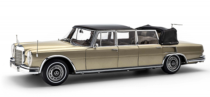 Mercedes-Benz 600 Pullman, beige/brown, two-tone Landaulet fixed softtop