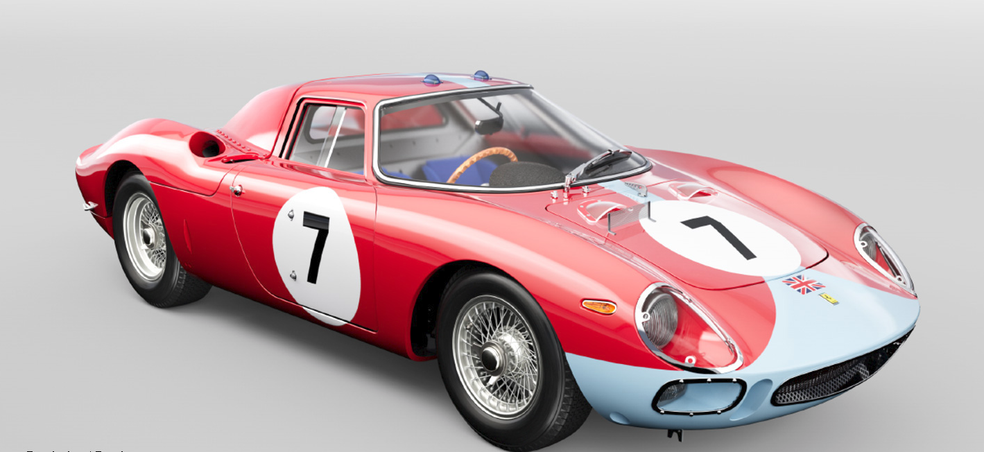 1964 Ferrari 250 LM, Reims, Hill / Bonnier