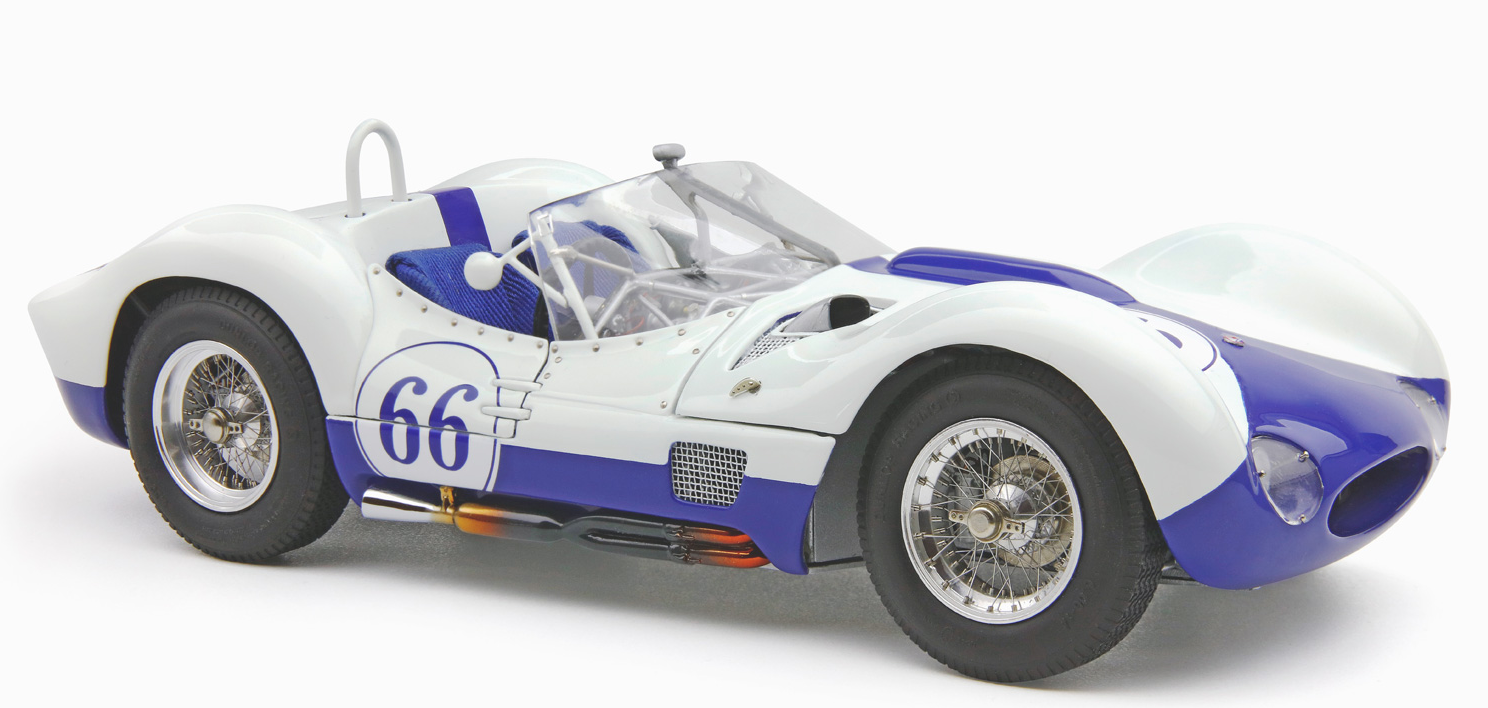 1960 Maserati Tipo 61 Birdcage Win Scca Continental Divide Jim Hall white/blue