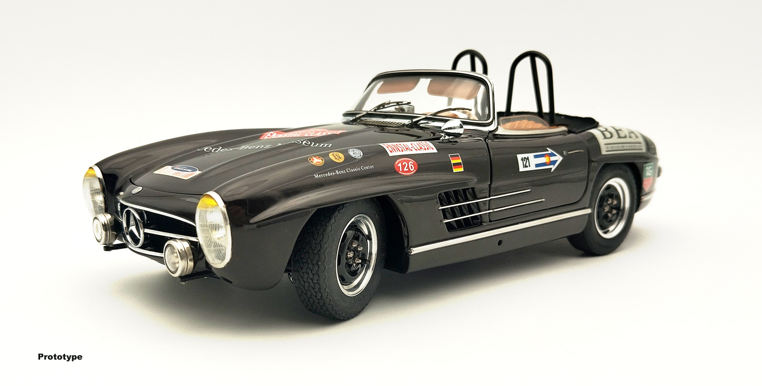 Mercedes Benz 300SL W198 Rallye Roadster Brown