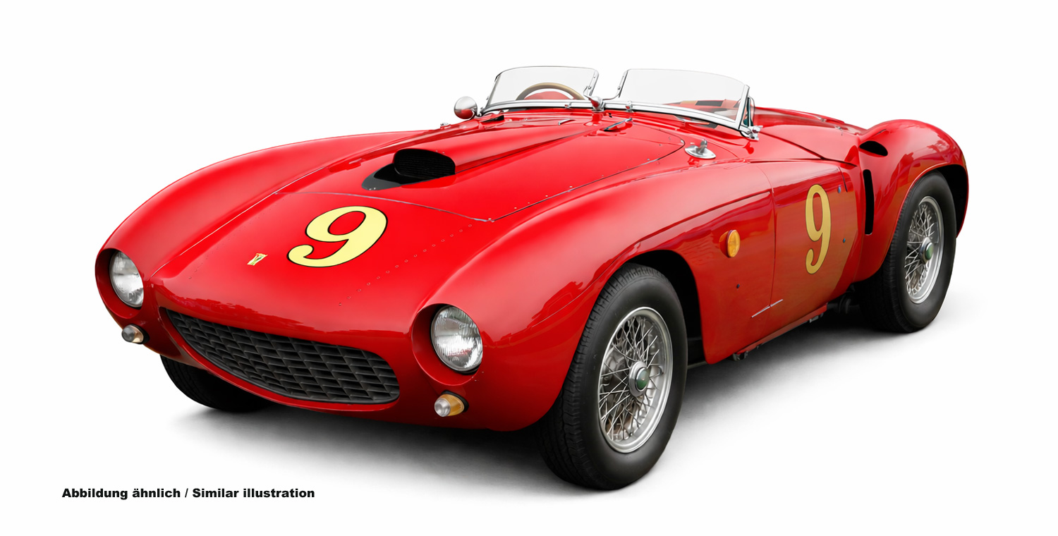 1954 Ferrari 375 MM Spider Savannah GP William Spear rt/left windscreen