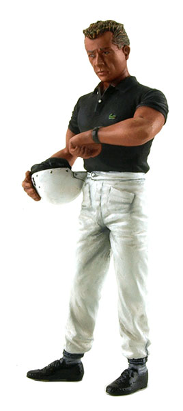 1960 - 1965 Phil Hill figurine standing holding helmet