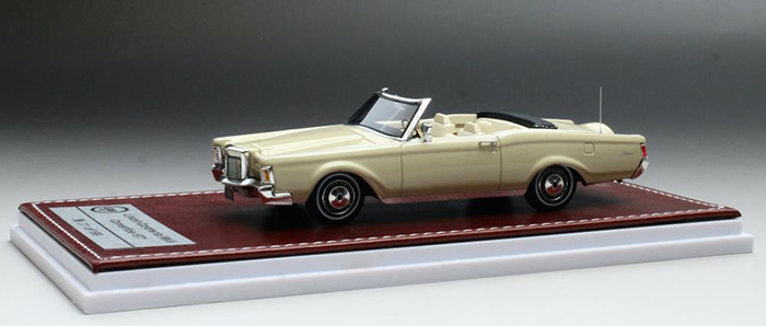 1971 Continental Mark III Convertible, light yellow