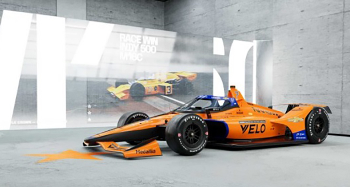 2023 NTT IndyCar Series, #7 Alexander Rossi, Arrow McLaren 60th Anniversary Triple Crown Accolade Indianapolis 500 Liver