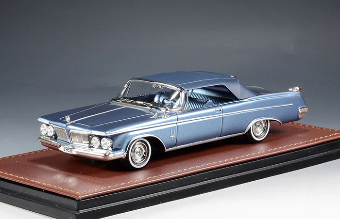 1962 Imperial Crown Convertible, blue metallic