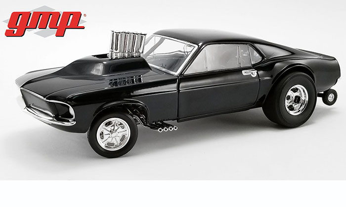 1969 Mustang Gasser, Show Stopper, triple gloss black