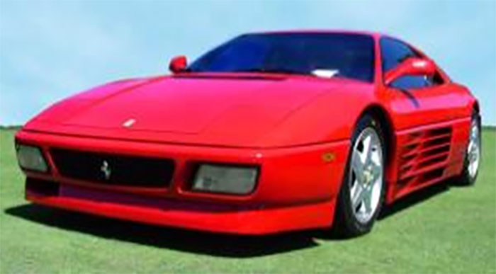 1993 348 GTB, red