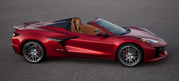2022 Chevrolet Corvette C8 Cabriolet Z06, red mist metallic