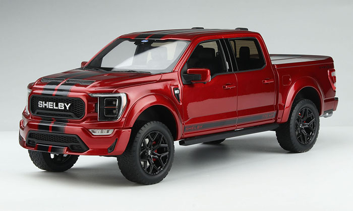 2022 Shelby F150, rapid red metallic