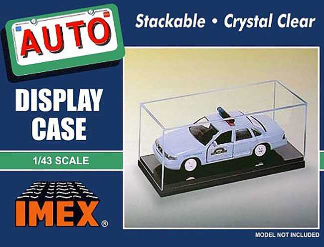 1:43 display case 2 per pack black base