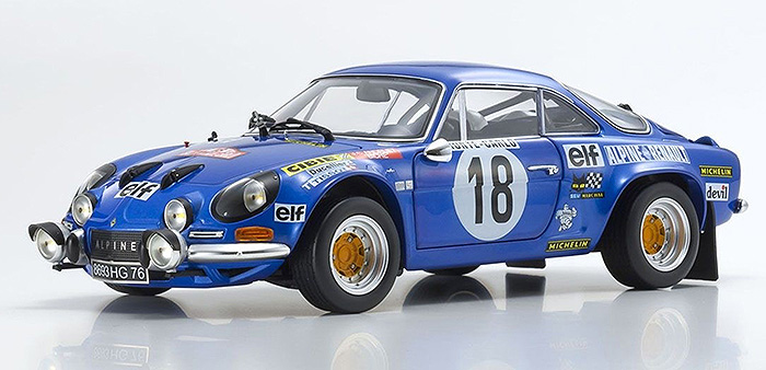 1973 Alpine Renaujlt A110 1800, Monte Carlo Winner,  Andruet